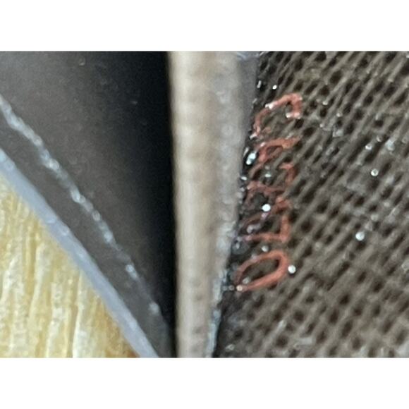 Authenticated Louis Vuitton Damier Ebene Sistina Long Wallet As Is - Picture 15 of 16